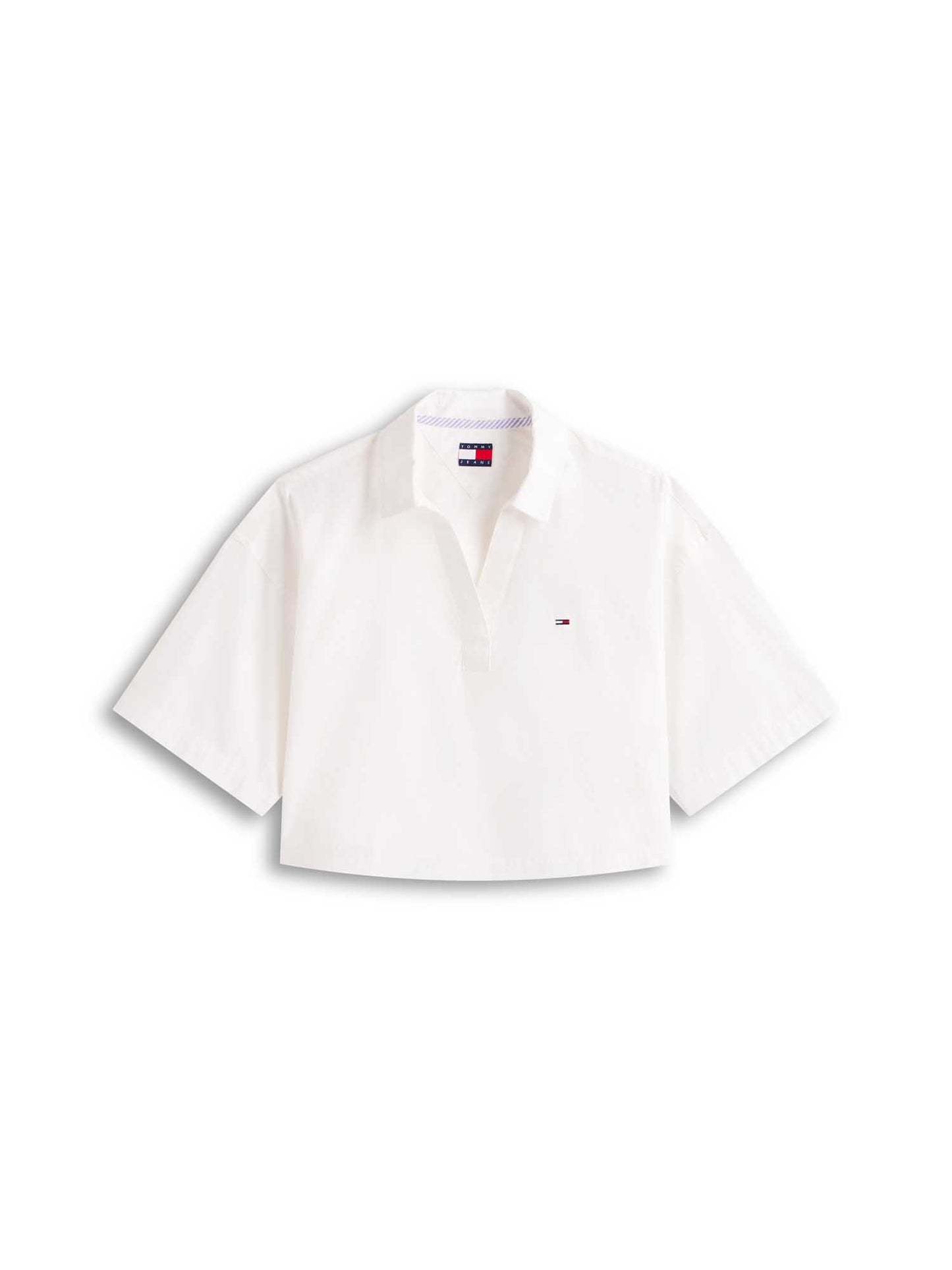 Camicia donna Tommy Hilfiger modello RLX Pop Over bianca