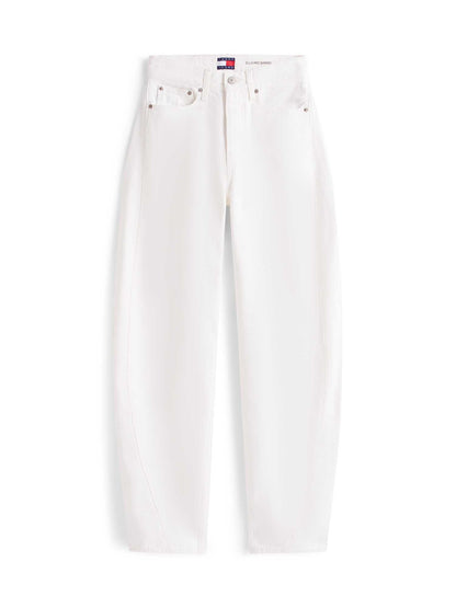 Jeans barrel fit donna in denim bianco Tommy Jeans