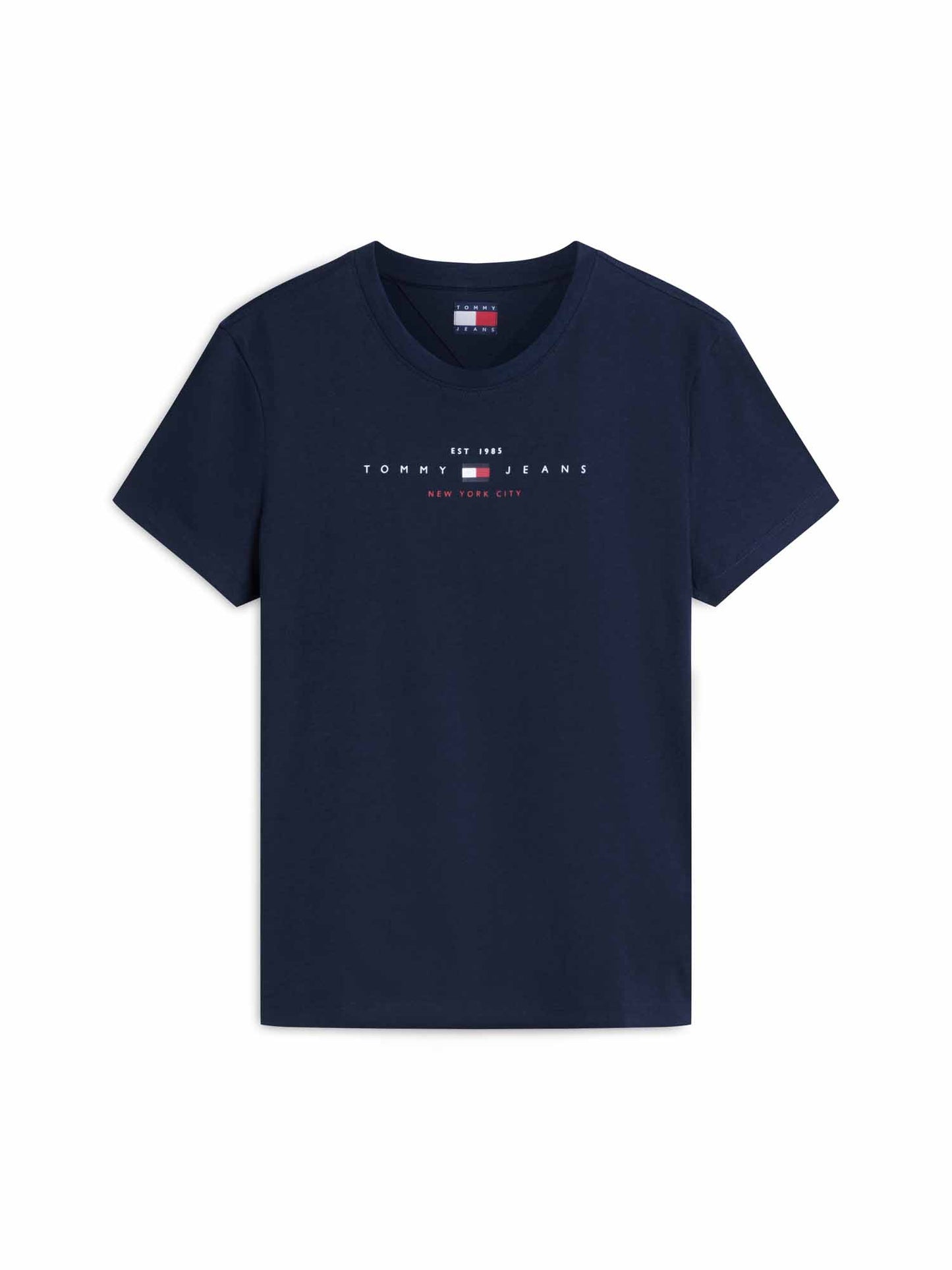 Tommy Hilfiger Tjw Reg Us Linear Ss, t-shirt da donna blu