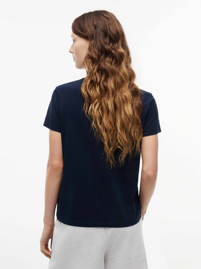 Tommy Hilfiger Tjw Reg Us Linear Ss, t-shirt da donna blu