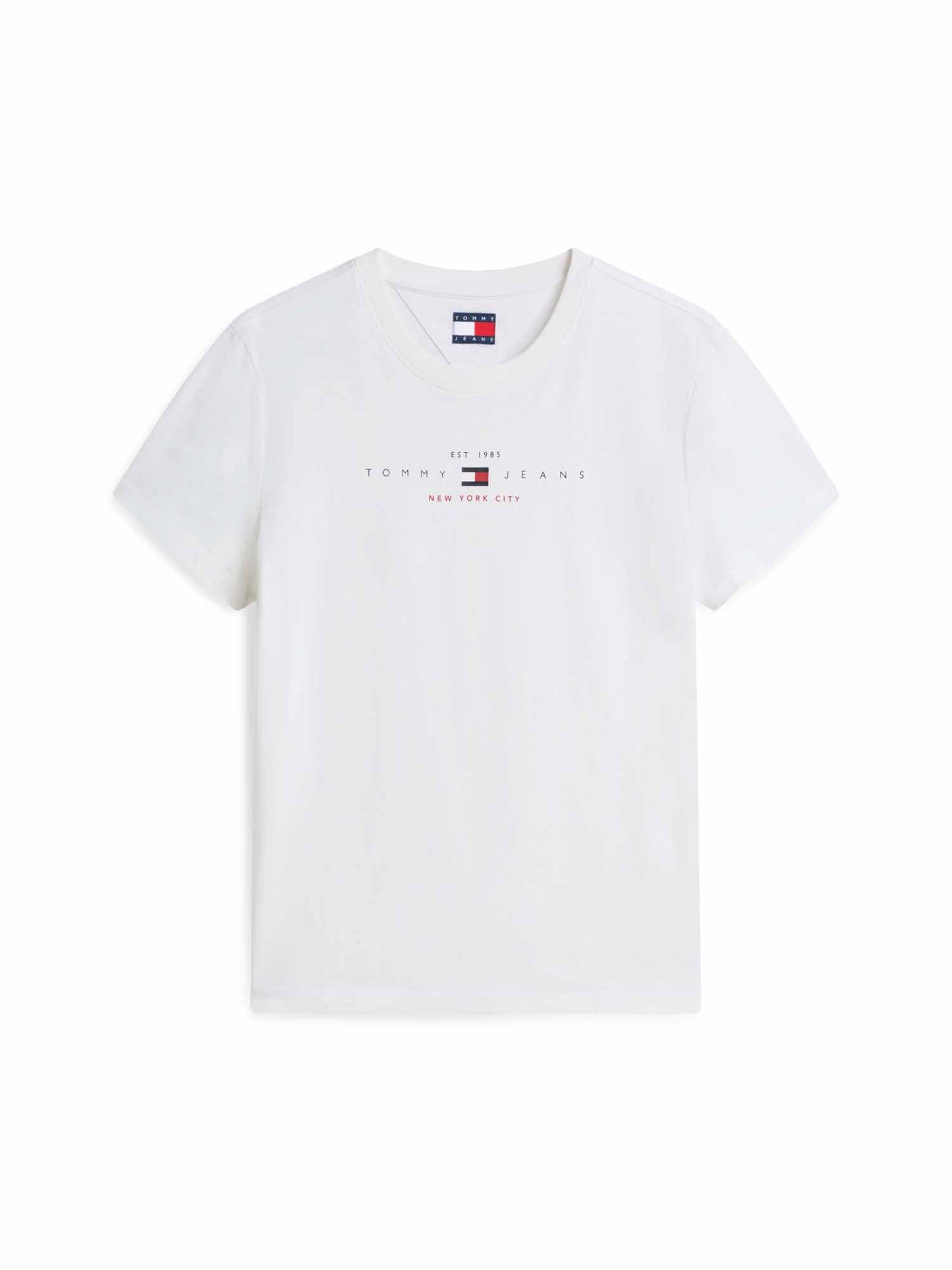Tommy Hilfiger Tommy Jeans Linear T, t-shirt maniche corte da Donna bianca
