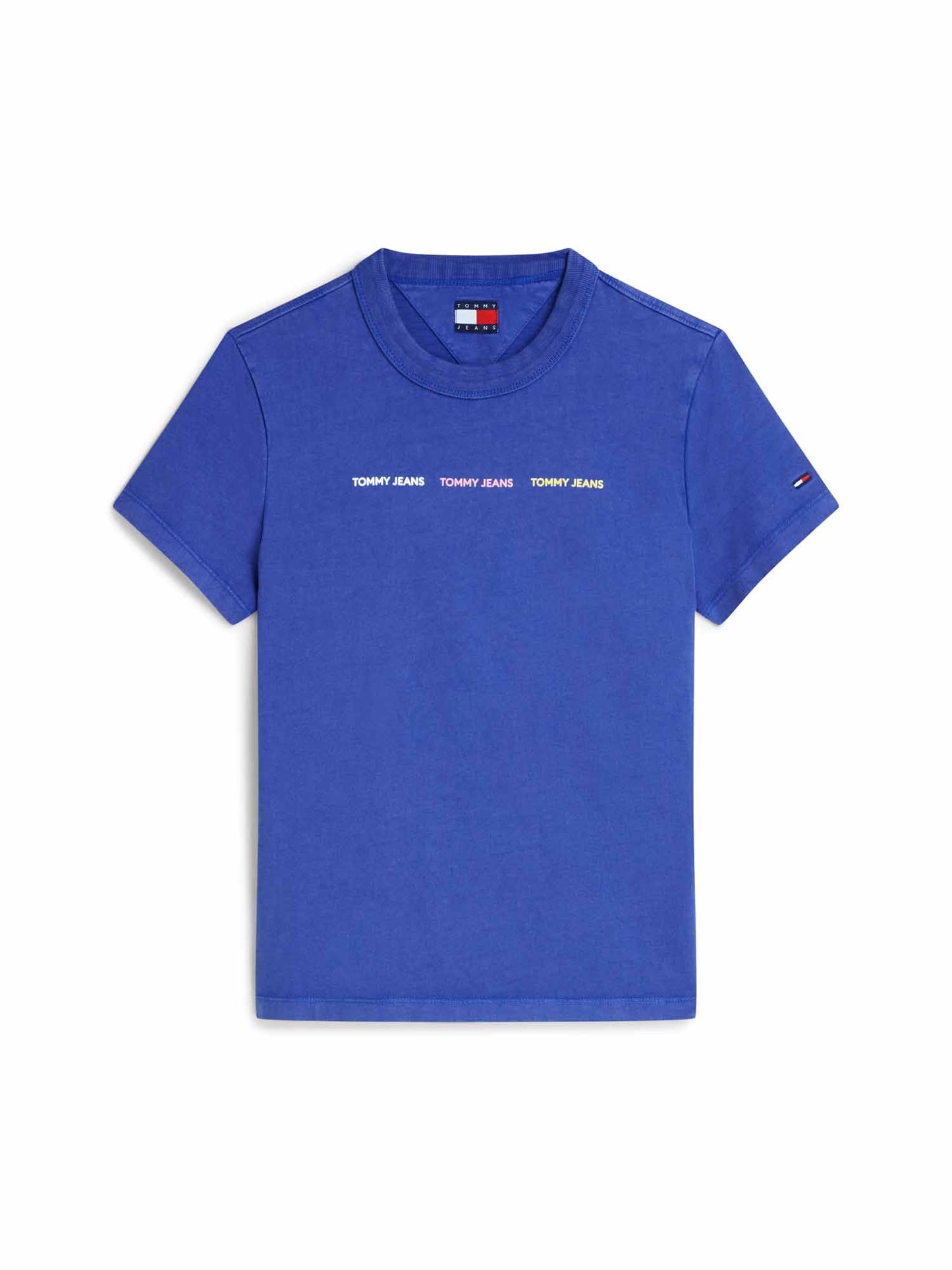 Tommy Hilfiger Repeat T, t-shirt maniche corte da donna blu