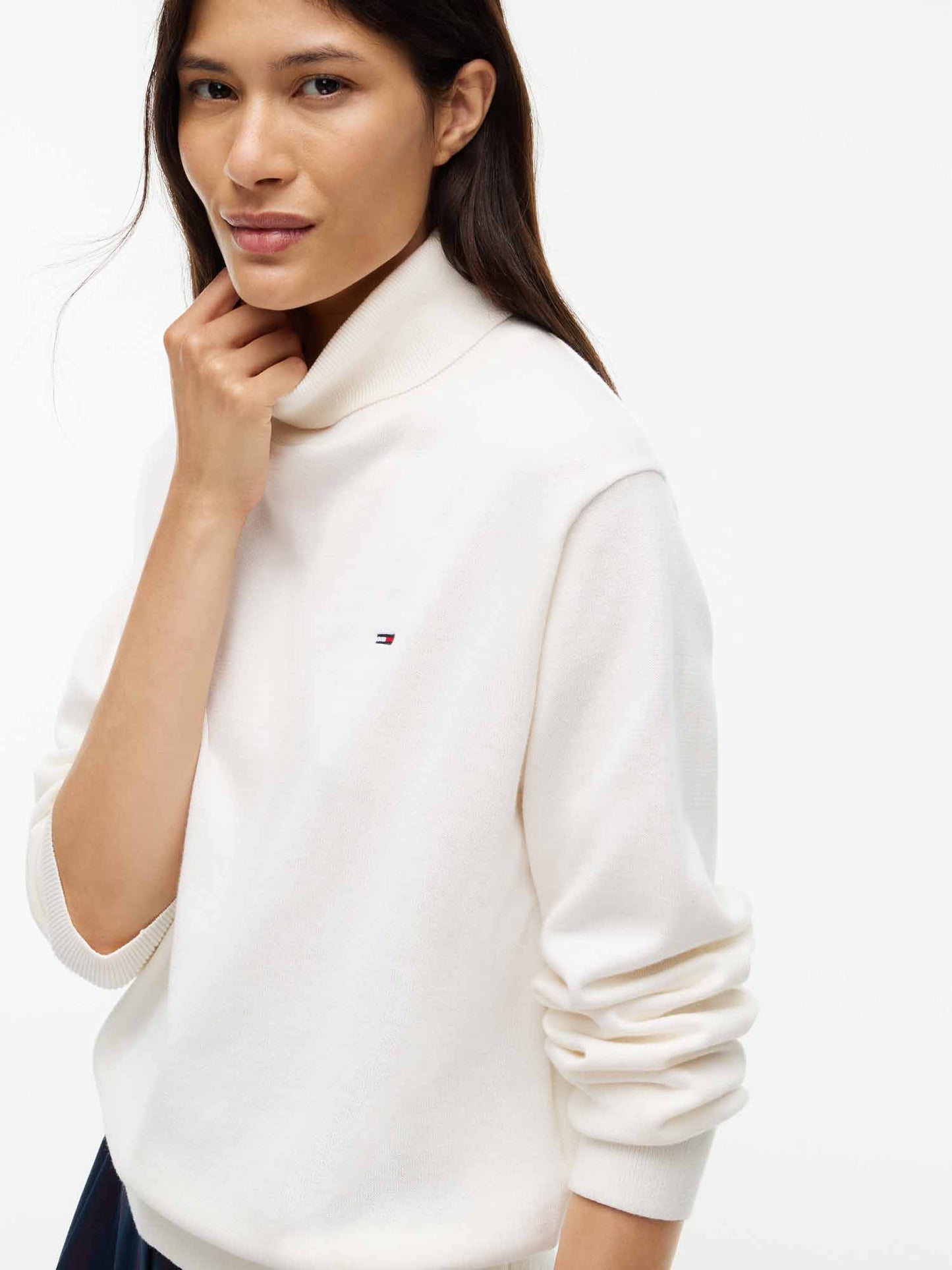 Tommy Jeans Essential, maglia da donna bianca
