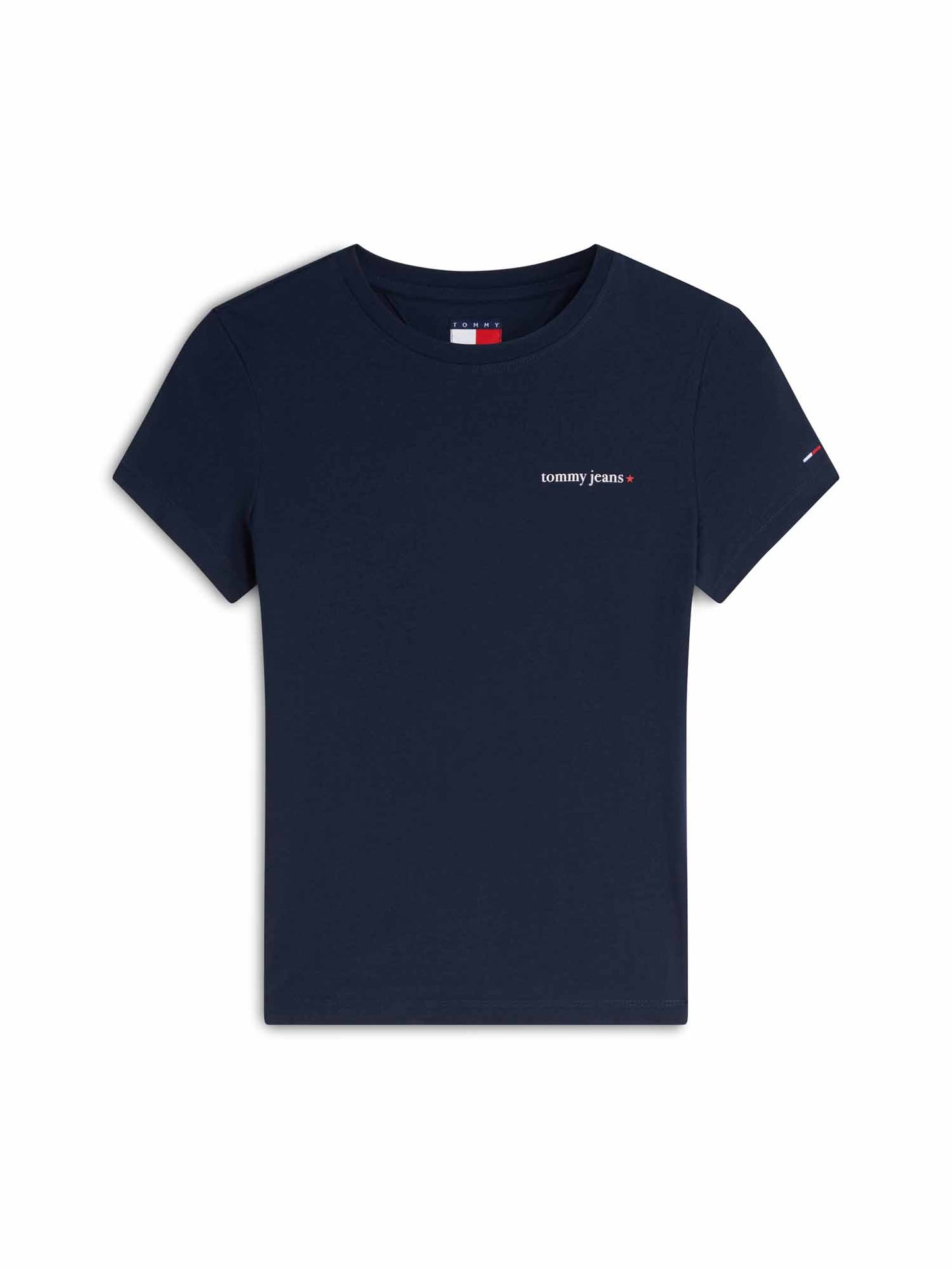 Tommy Hilfiger Tommy Jeans Essential, t-shirt maniche corte da donna blu