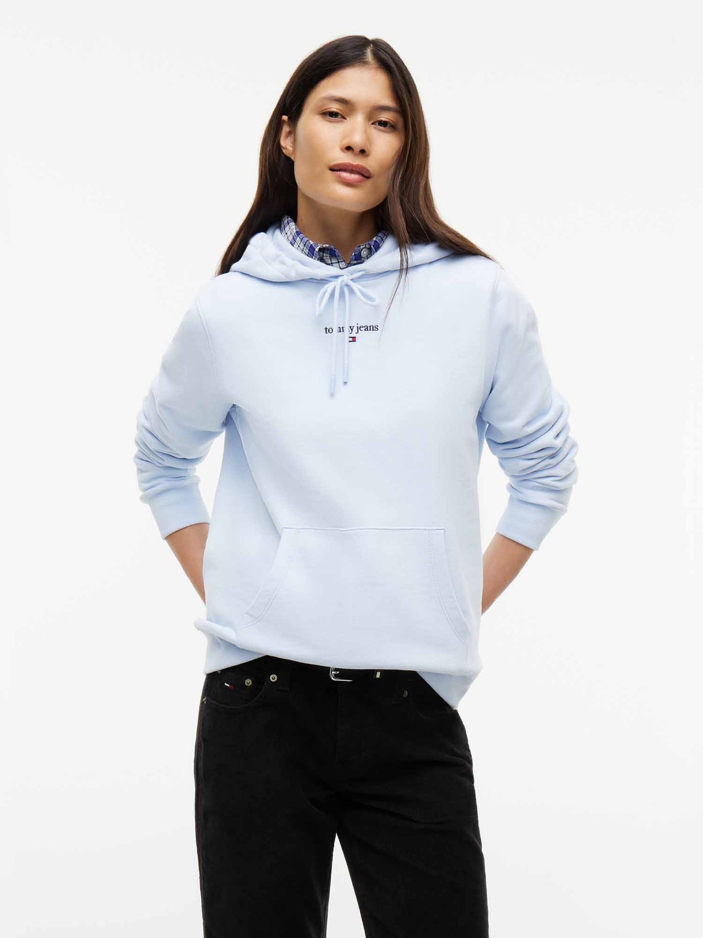 Tommy Hilfiger Tommy Jeans Reg.Clas, felpa da donna azzurra