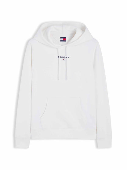 Tommy Hilfiger Tommy Jeans Reg.Clas, felpa da donna bianca