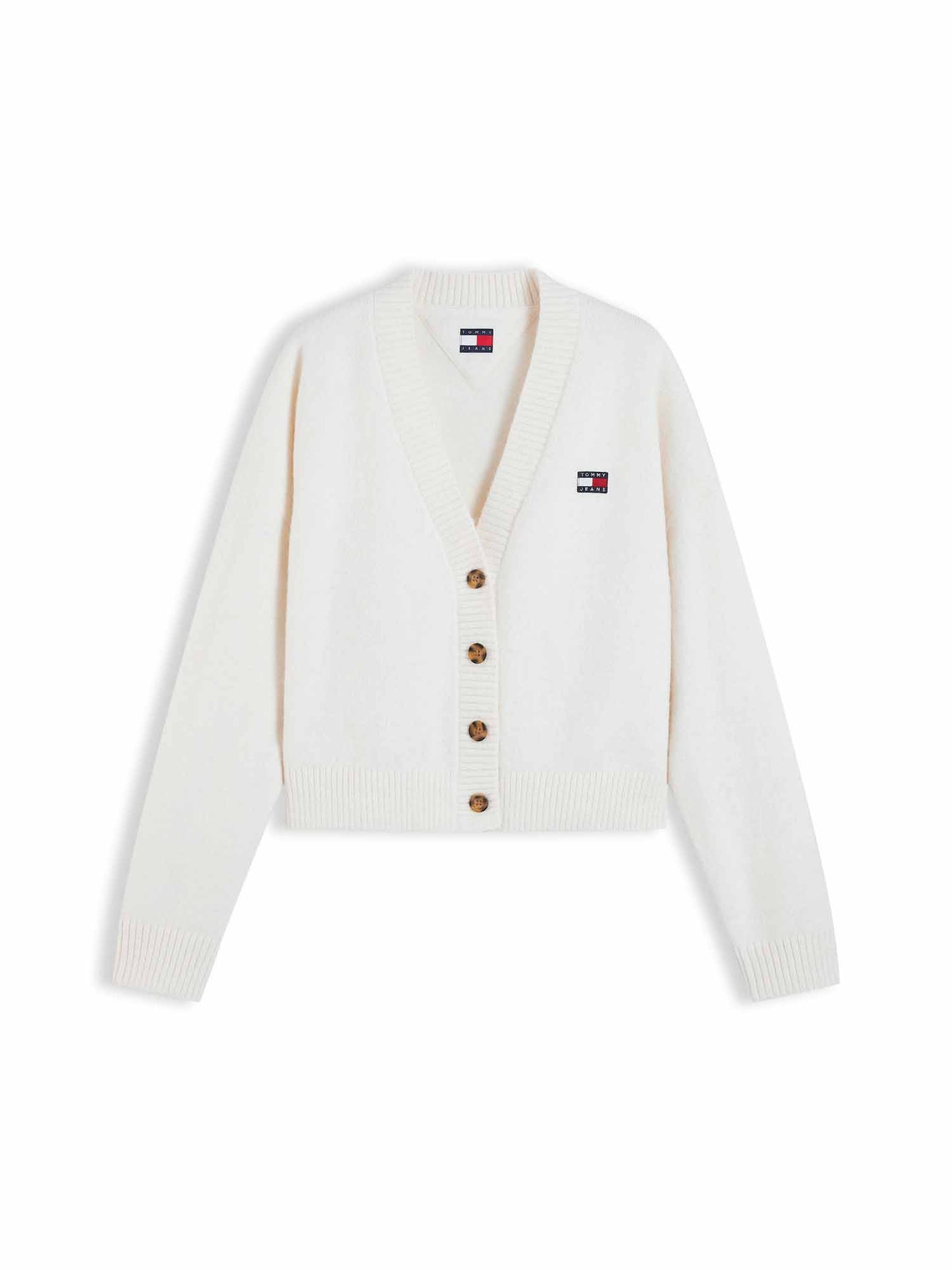Tommy Hilfiger Tommy Jeans Fluffy, maglia da donna bianca