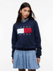 tommy-hilfiger-reg-flag-felpa-da-donna-blu