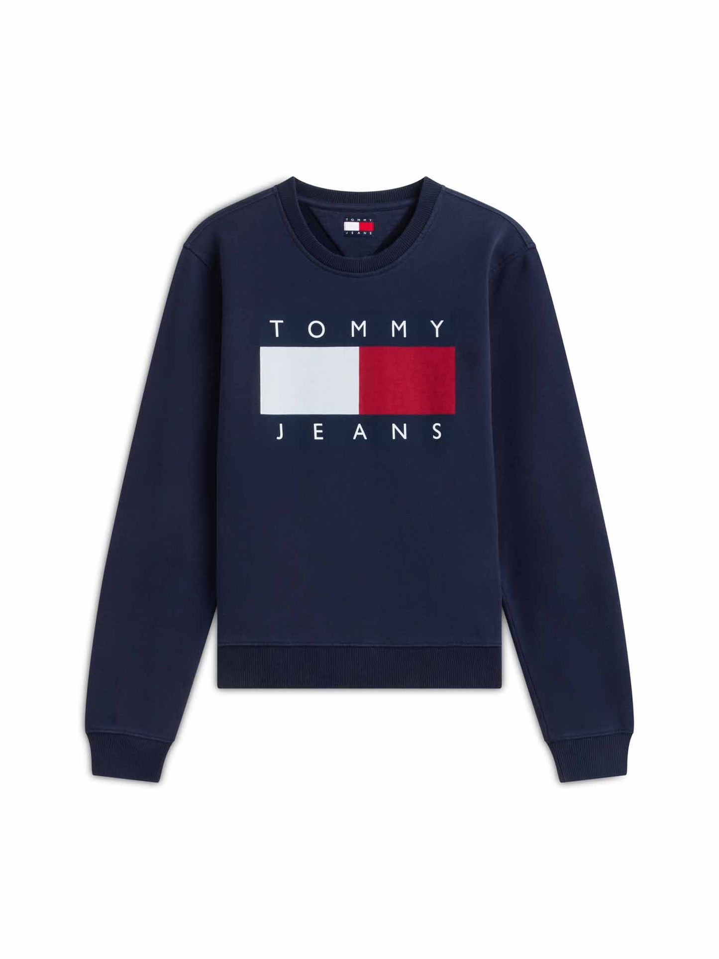 Tommy Hilfiger Reg Flag, felpa da donna blu