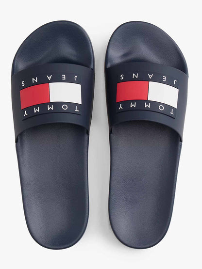 Ciabatte Tommy J. Pool Slide uomo blu