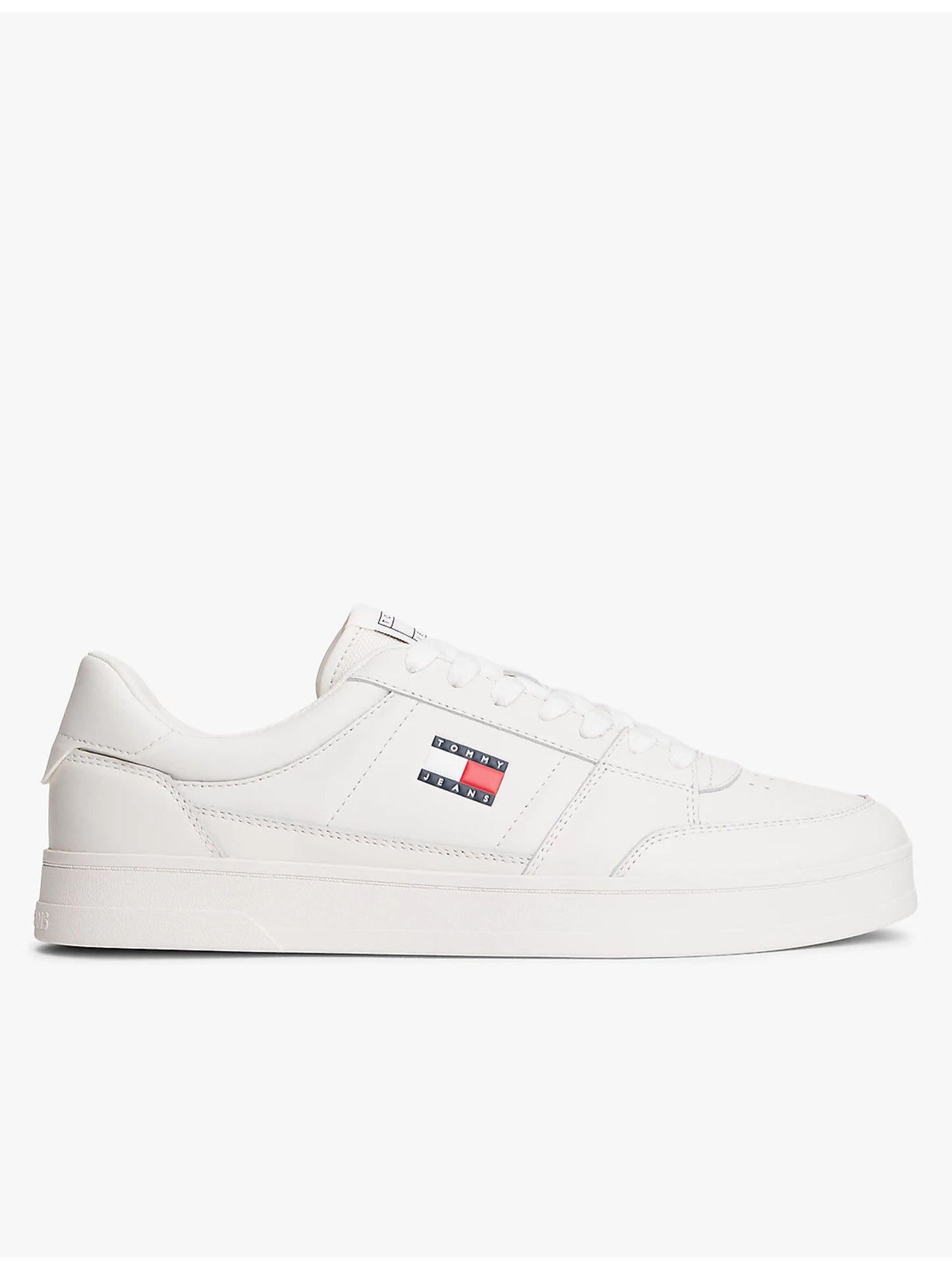 Sneakers Greenwich in pelle bianca uomo di Tommy Hilfiger