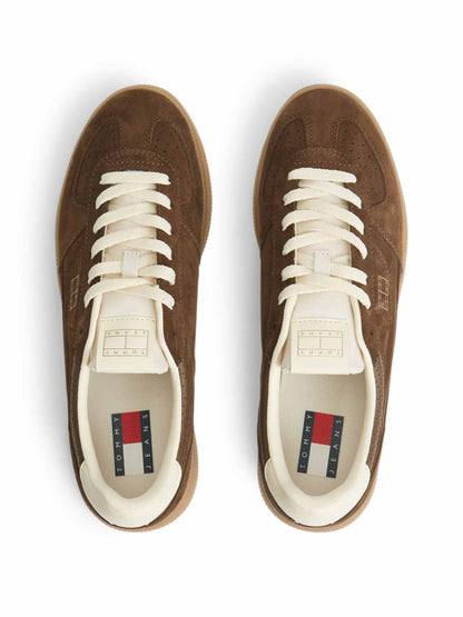 Tommy Hilfiger The Greenwich Edge Suede, sneakers da uomo marroni