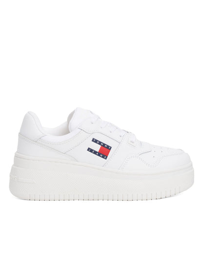 SNEAKERS H.RETRO BASKET TOMMY JEANS DA DONNA BIANCO