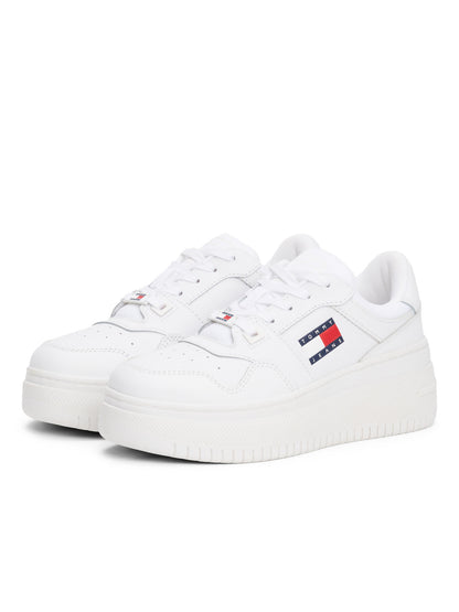 SNEAKERS H.RETRO BASKET TOMMY JEANS DA DONNA BIANCO