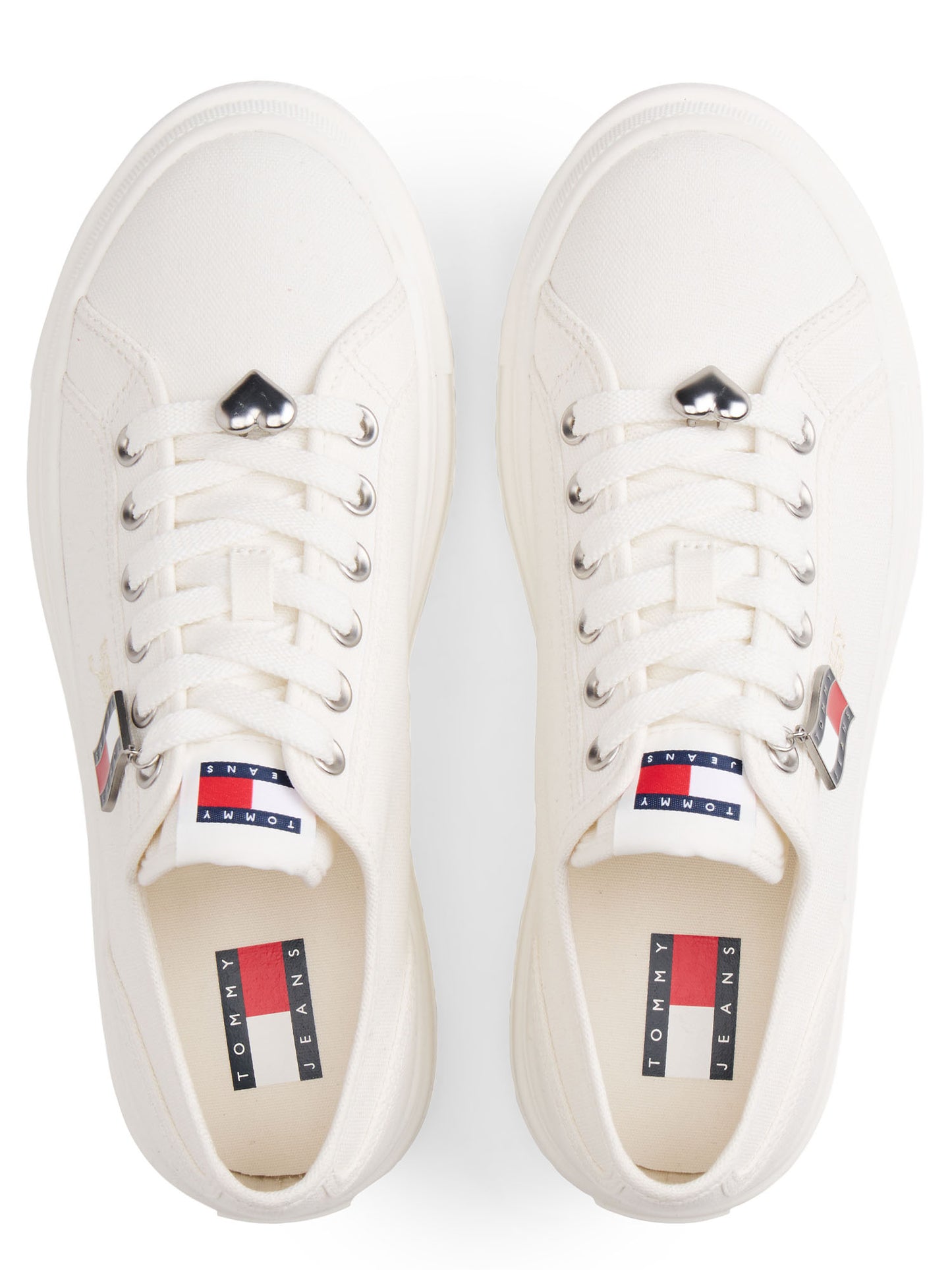 SNEAKERS BIANCA TOMMY JEANS FLATFORM DA DONNA