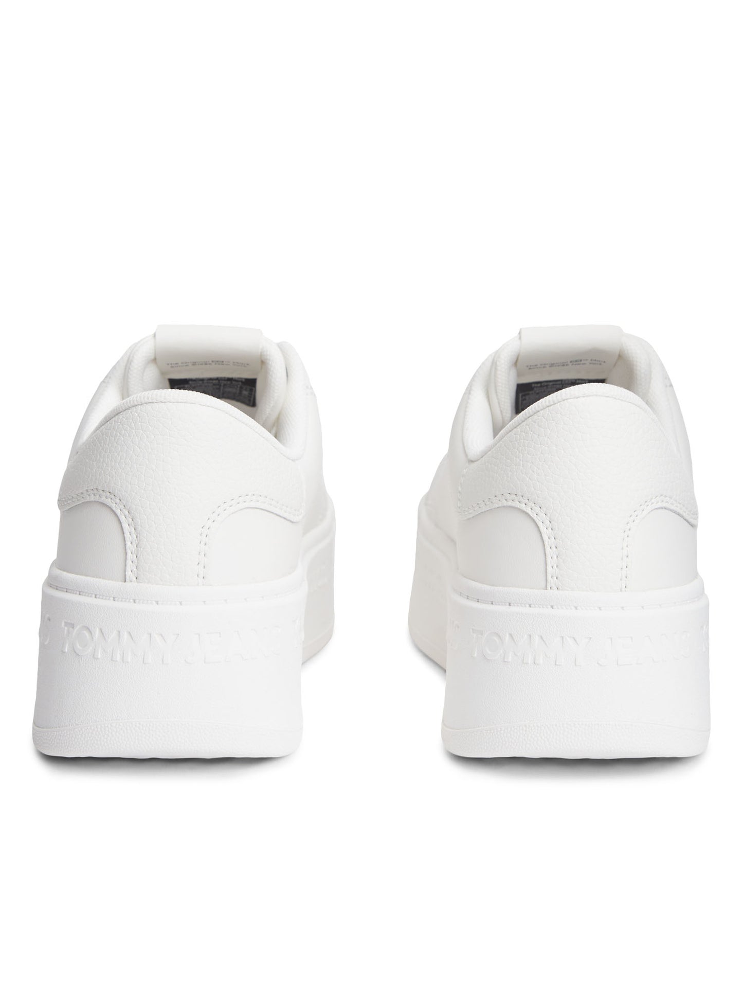 Sneakers donna Tommy Jeans Cupsole LTH bianche in pelle