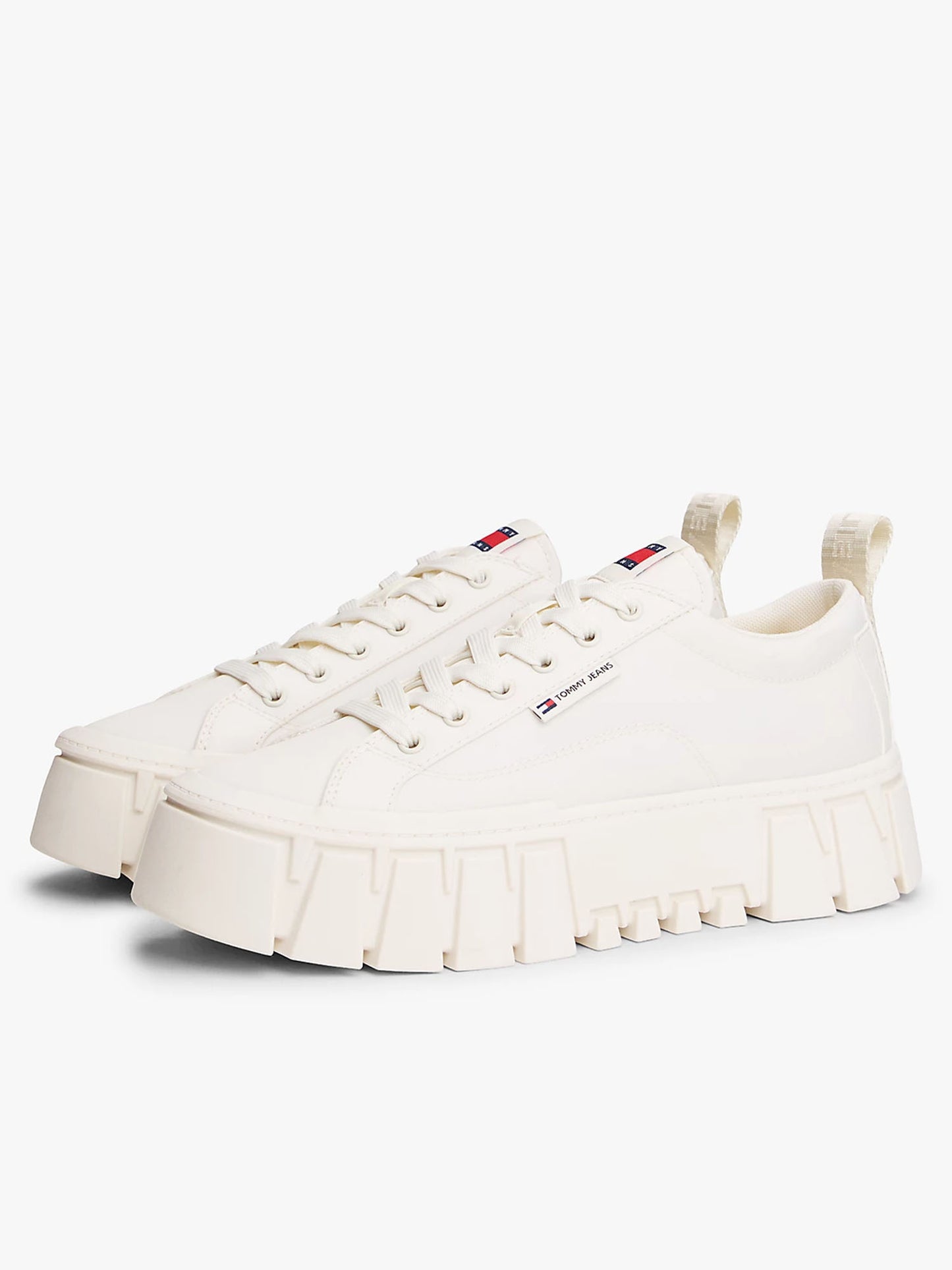 Tommy Jeans Flatform Chunky, sneakers platform crema da donna