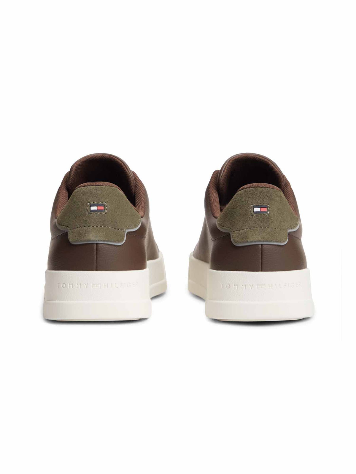 Tommy Hilfiger Court Lth, sneakers da uomo marroni