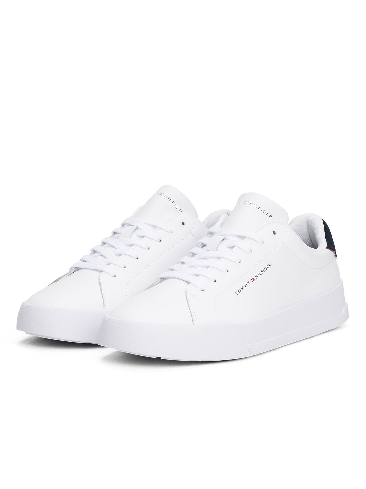 SNEAKERS COURT LTH TOMMY JEANS UOMO BIANCO-BLU