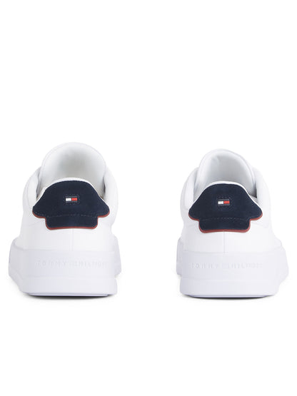 SNEAKERS COURT LTH TOMMY JEANS UOMO BIANCO-BLU