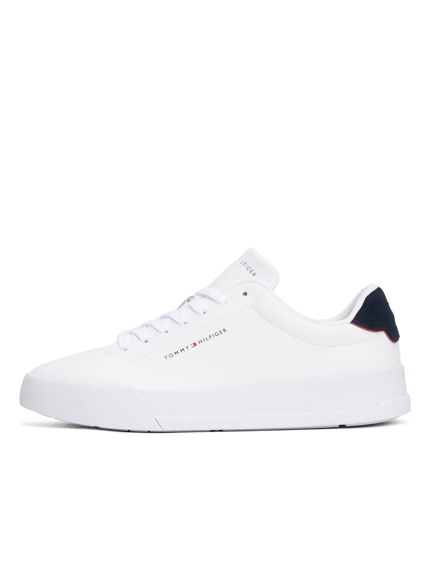 SNEAKERS COURT LTH TOMMY JEANS UOMO BIANCO-BLU