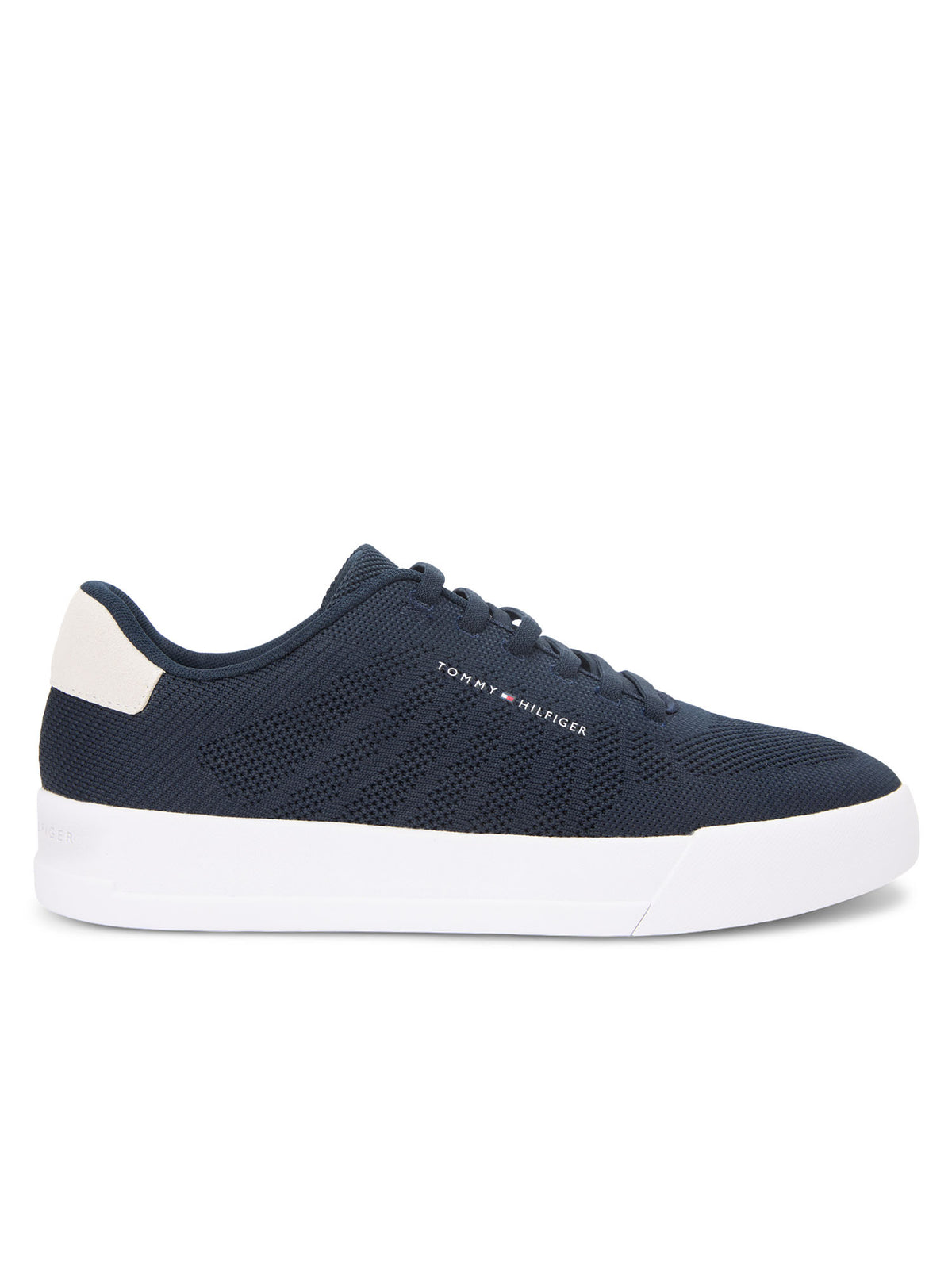 Tommy h. court knit sneakers da uomo blu