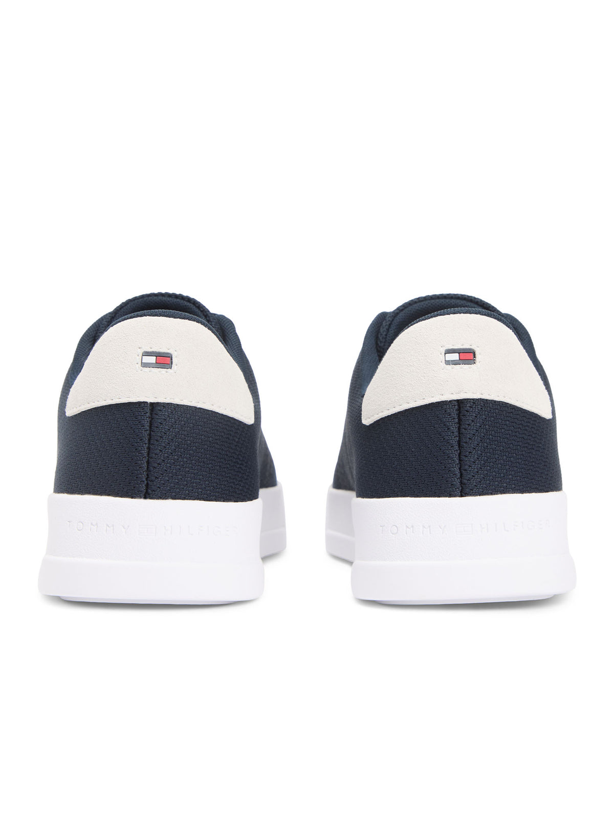 Tommy h. court knit sneakers da uomo blu