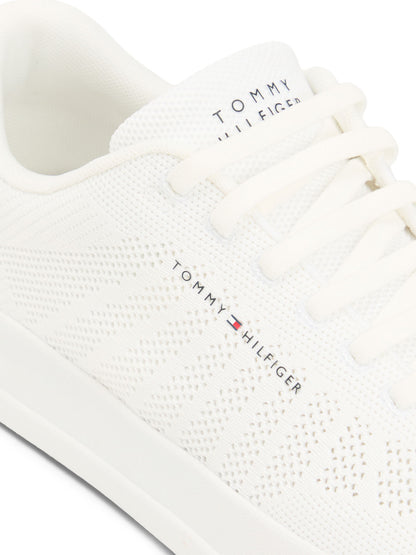 SNEAKERS BIANCA TOMMY JEANS COURT KNIT DA UOMO