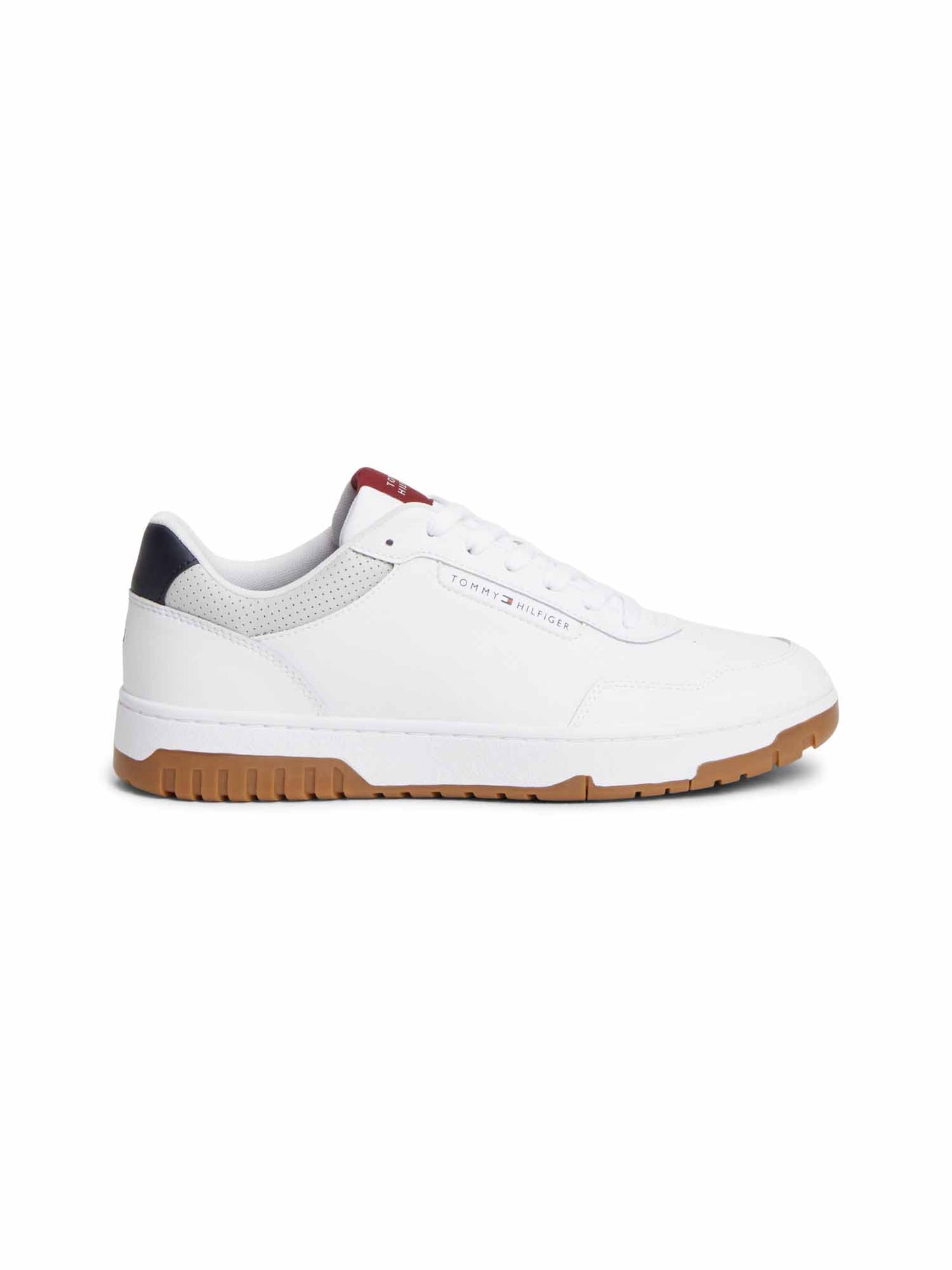 Tommy Hilfiger Basket Lth, sneakers da uomo bianche