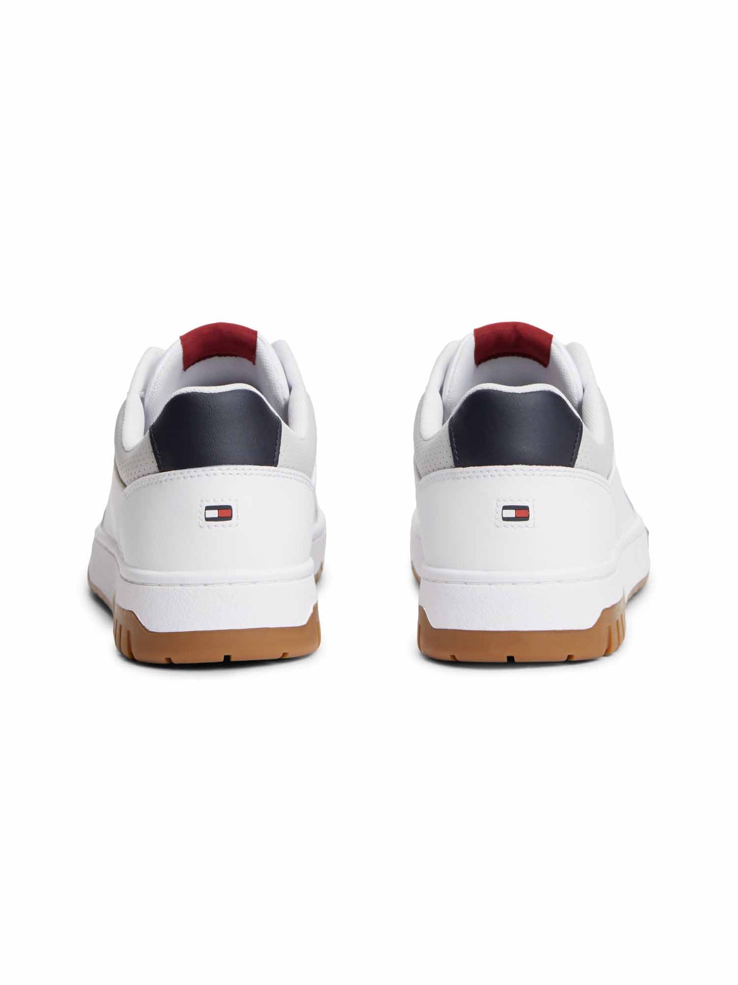 Tommy Hilfiger Basket Lth, sneakers da uomo bianche