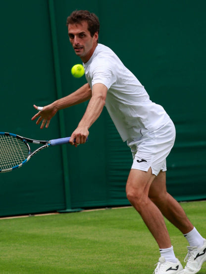 Joma drive short tennis da uomo bianco