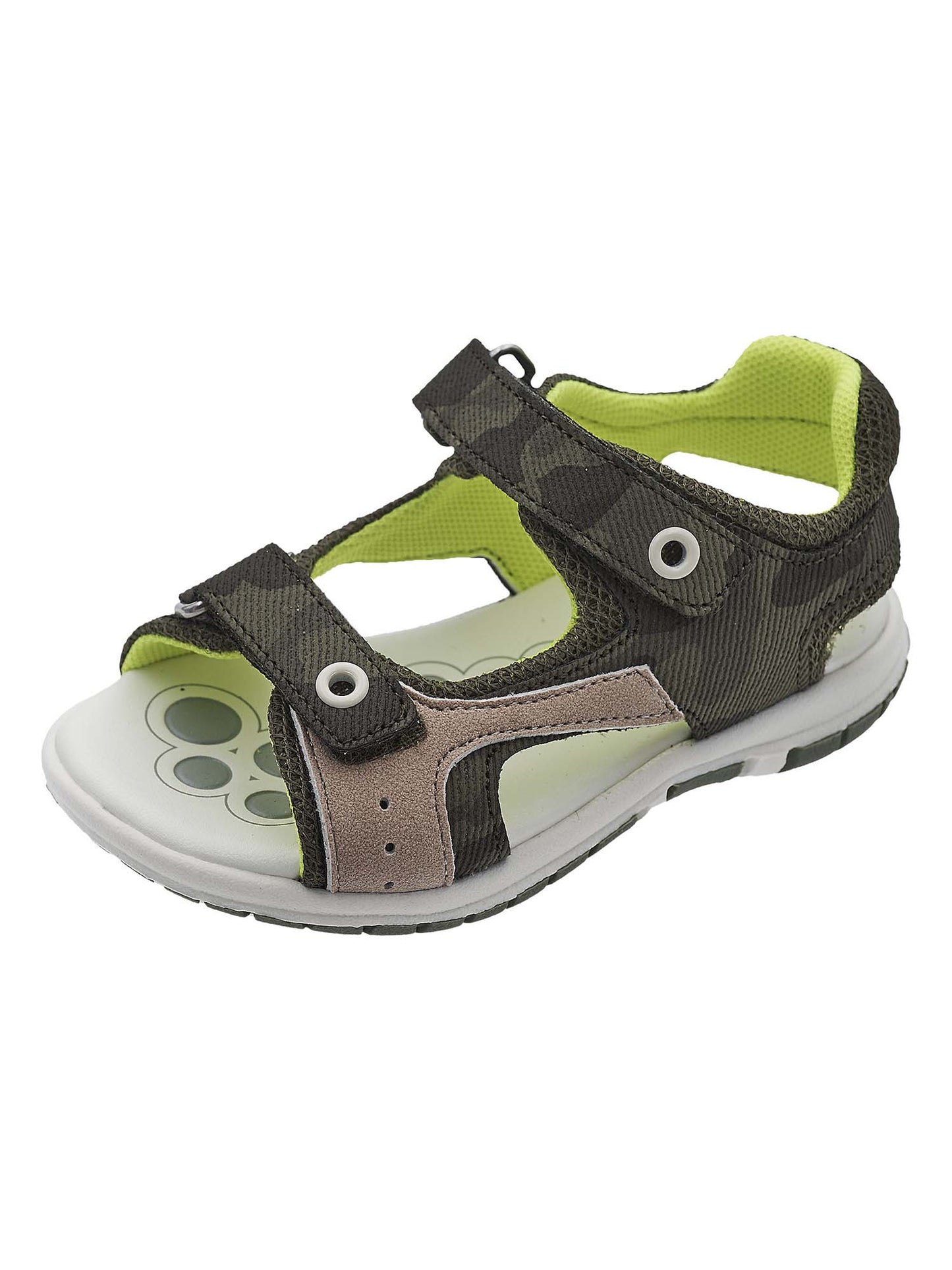SANDALO CON STRAP FIUME CHICCO BAMBINO KAKI