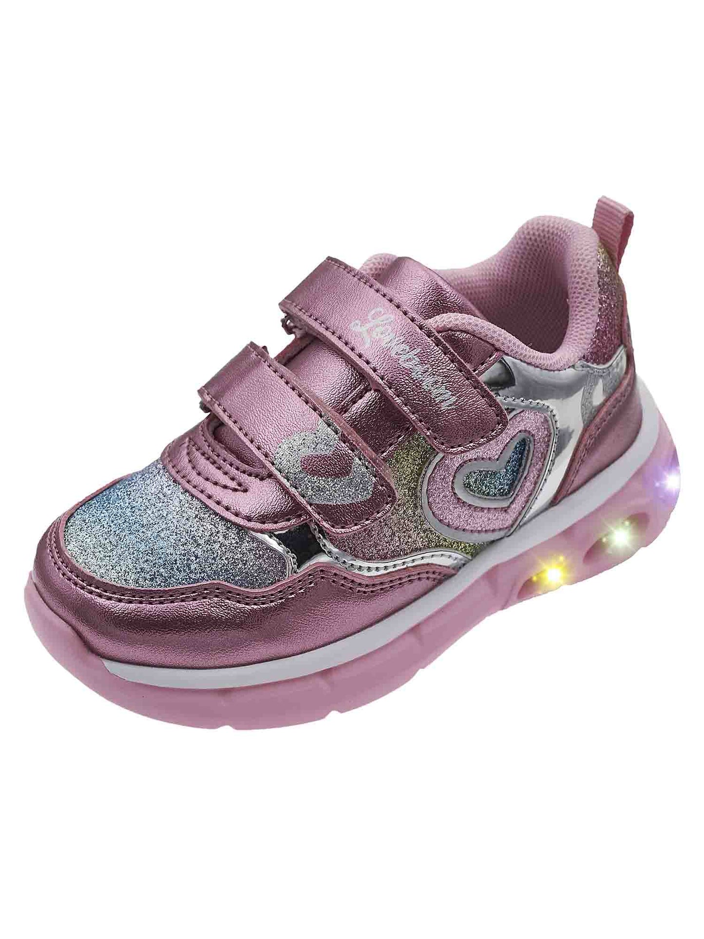 SNEAKERS CON LUCI CLITTA CHICCO BAMBINA ROSA