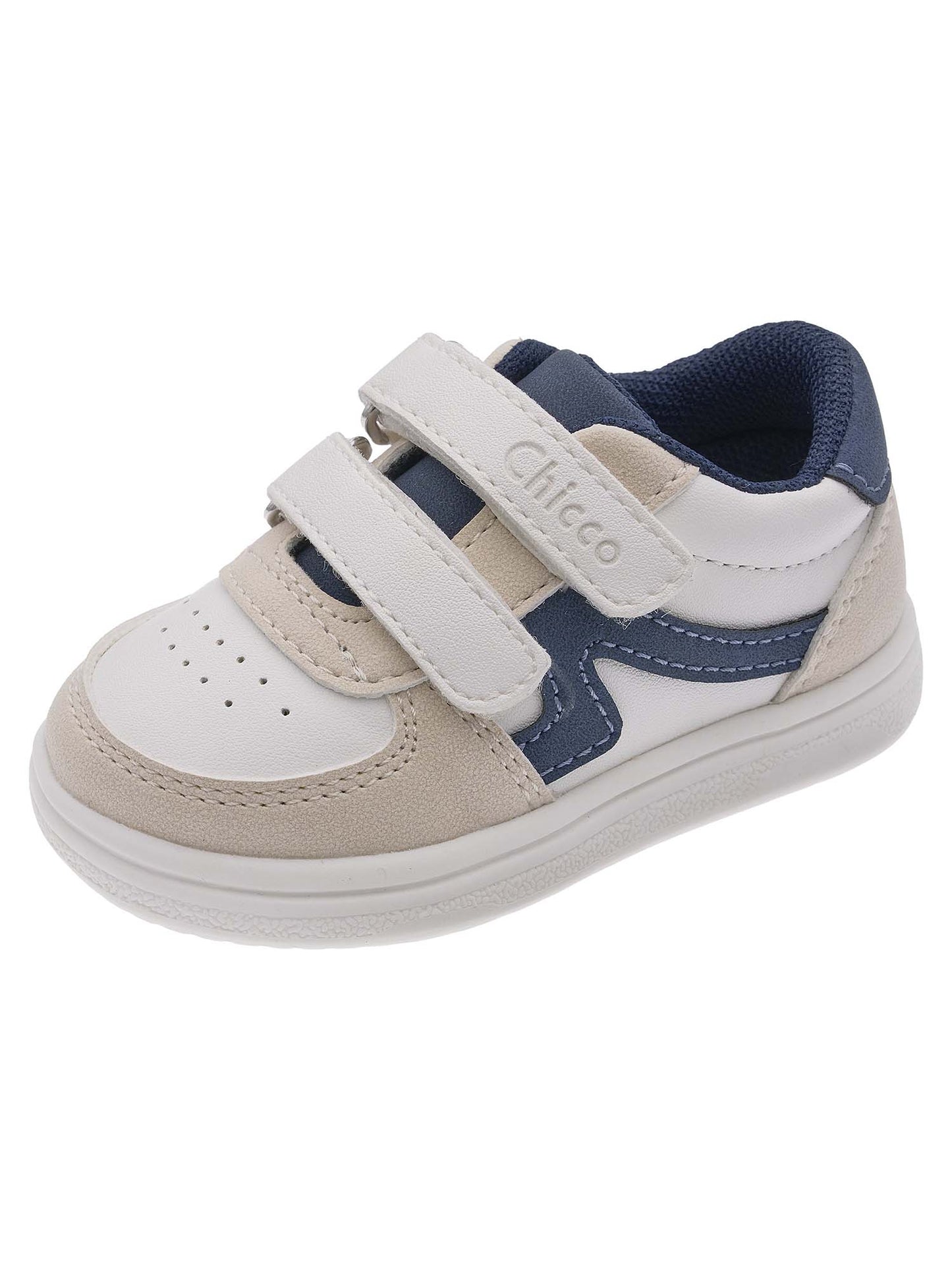 Chicco Giki, slip on da bimba/o  in bianco