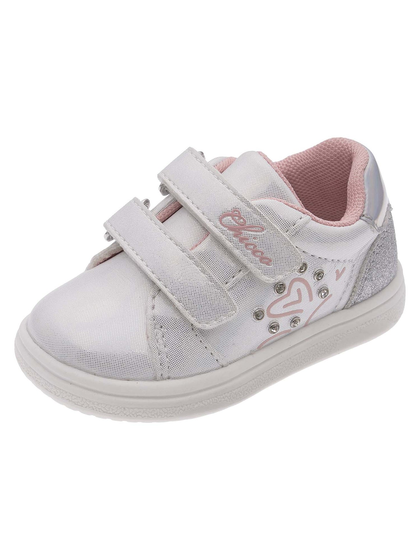 Chicco Gemma, slip on da bimba/o  color bianco