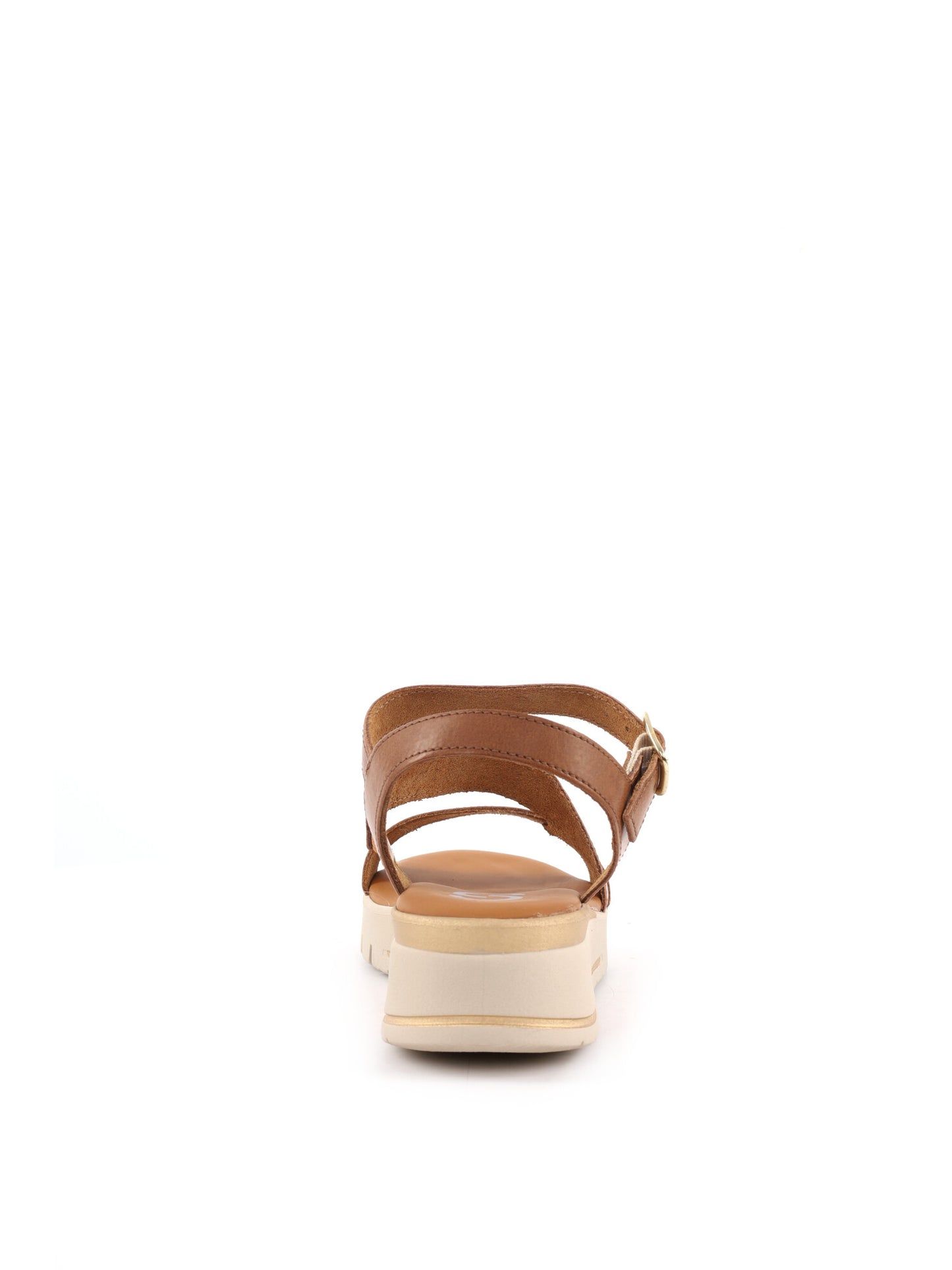 Shoelab sandalo donna marrone in cuoio primaverile