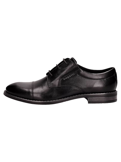 SCARPA STRINGATA AMROS BUSINESS BUGATTI DA UOMO NERO
