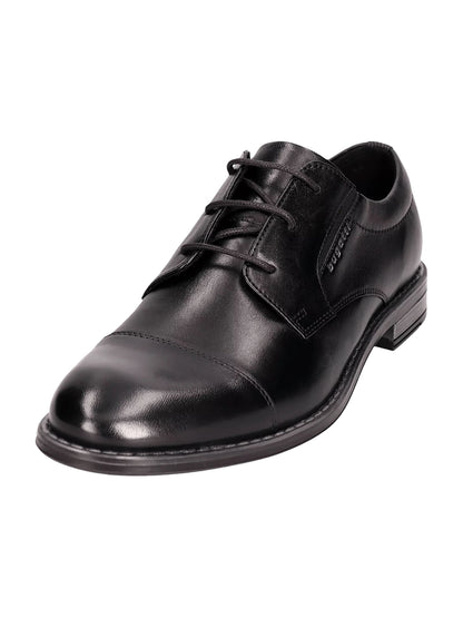 SCARPA STRINGATA AMROS BUSINESS BUGATTI DA UOMO NERO