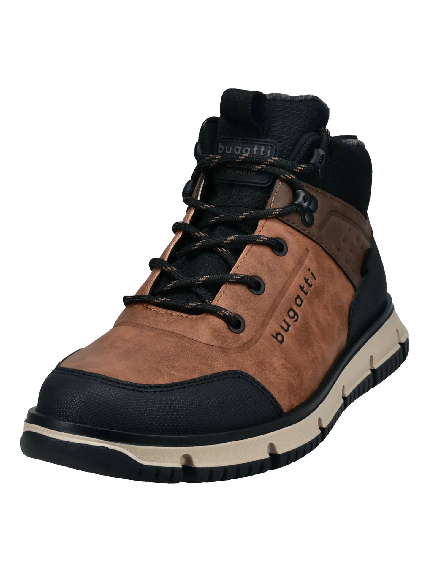 SNEAKER SAMPER BUGATTI DA UOMO COGNAC