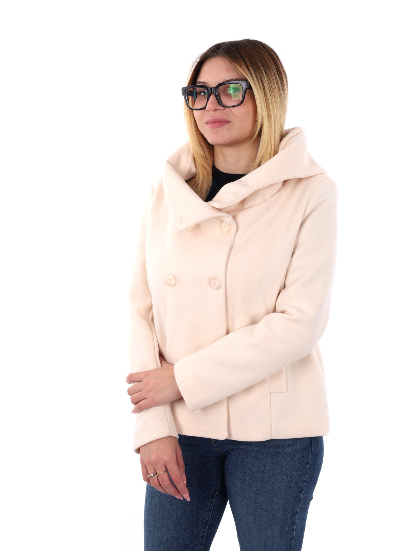 CAPPOTTO CORTO GLEJO DA DONNA PANNA