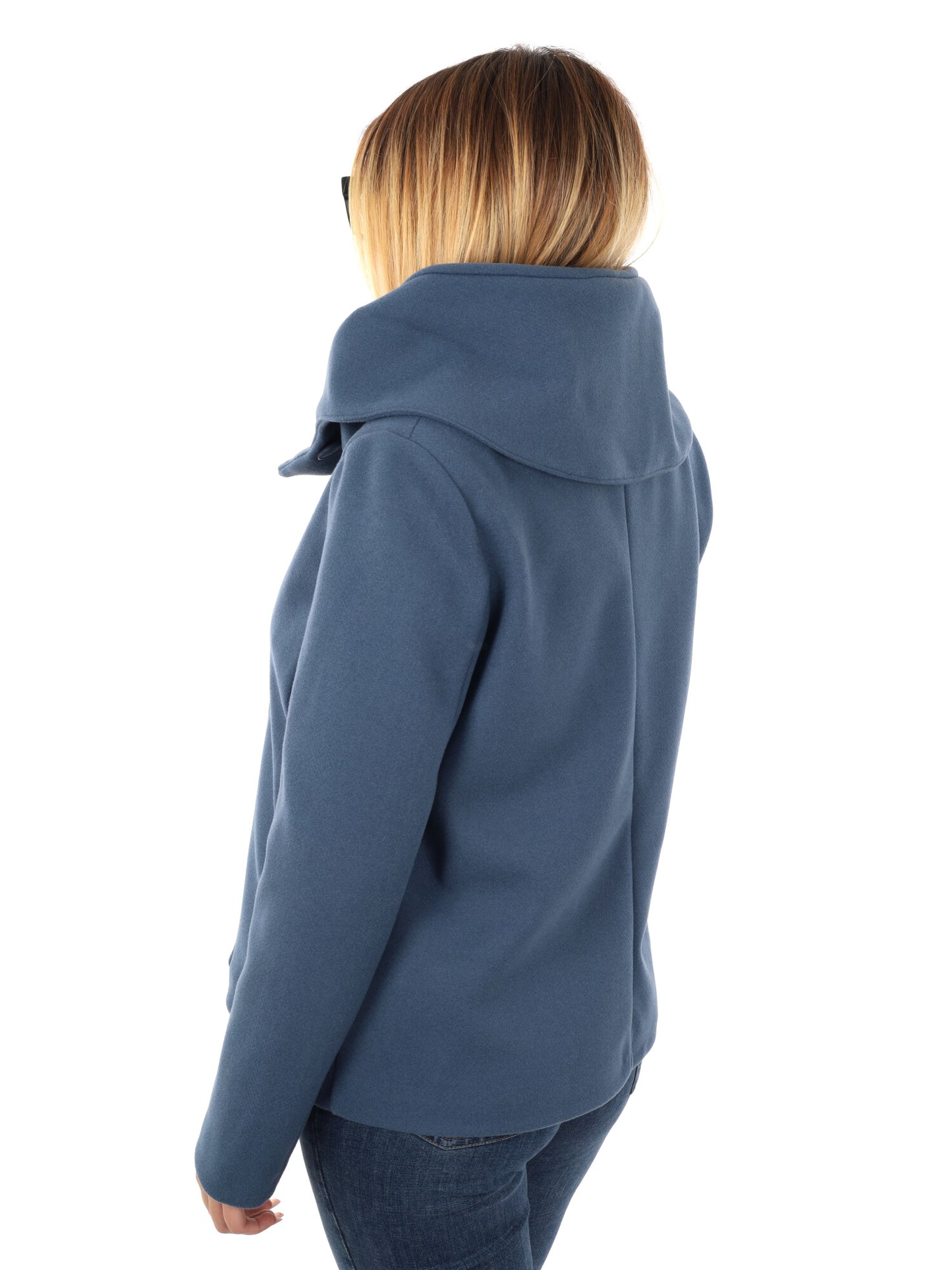 CAPPOTTO CORTO GLEJO DA DONNA AZZURRO