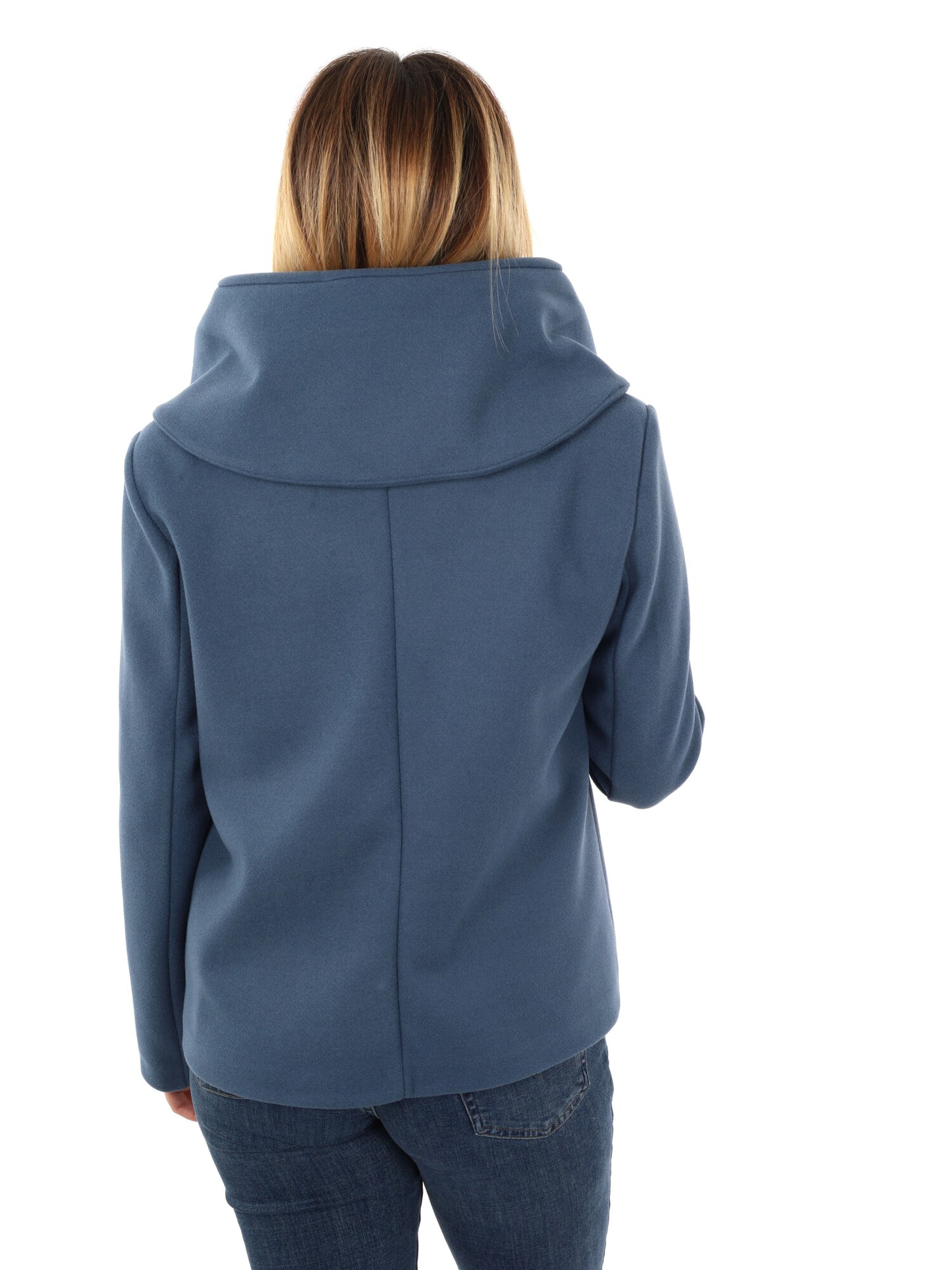 CAPPOTTO CORTO GLEJO DA DONNA AZZURRO