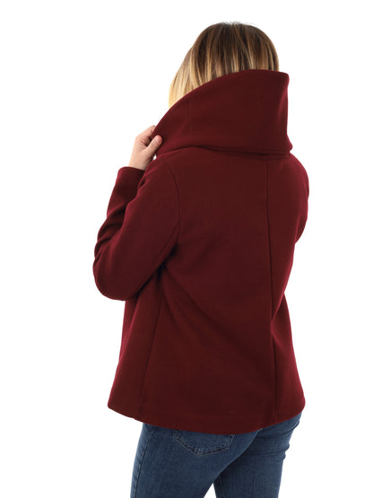 CAPPOTTO CORTO GLEJO DA DONNA BORDEAUX