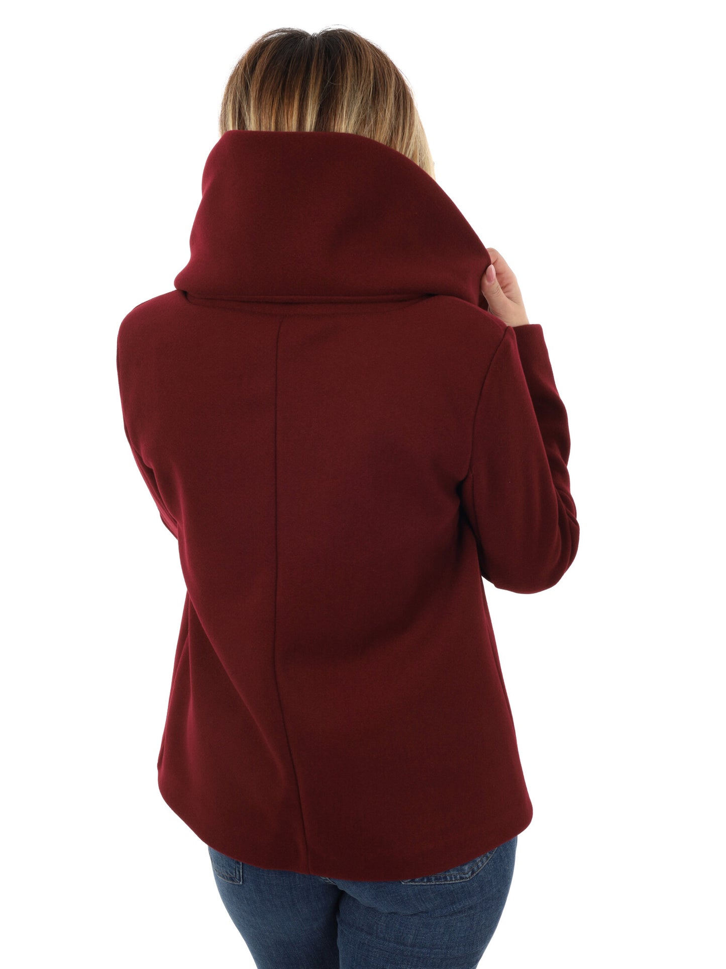 CAPPOTTO CORTO GLEJO DA DONNA BORDEAUX