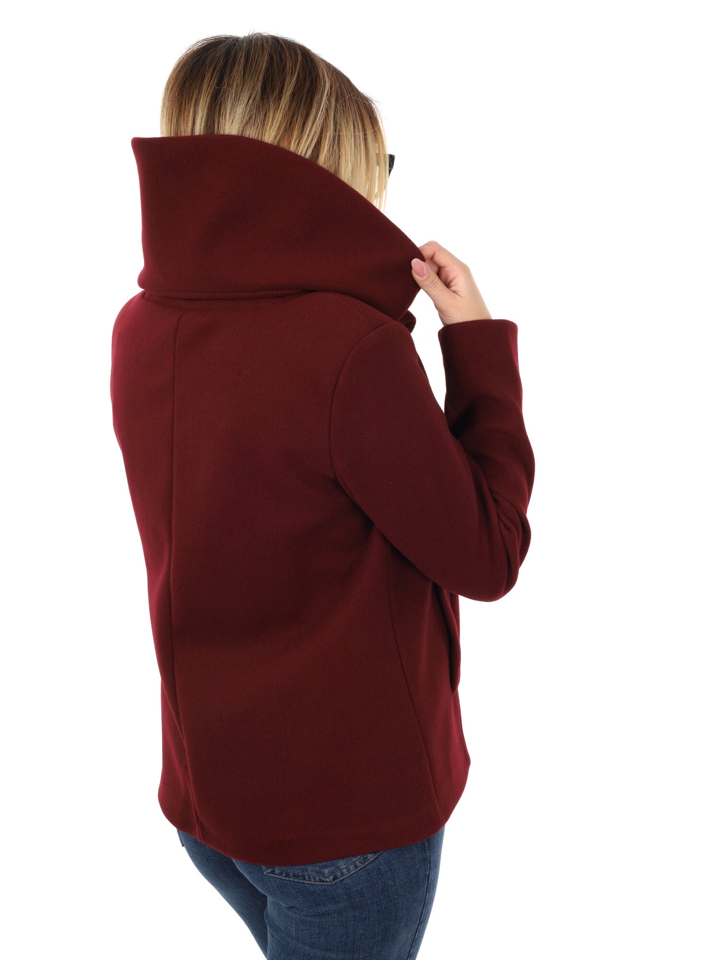 CAPPOTTO CORTO GLEJO DA DONNA BORDEAUX