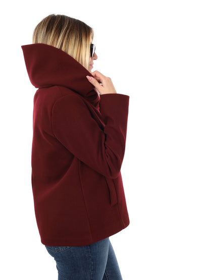 CAPPOTTO CORTO GLEJO DA DONNA BORDEAUX