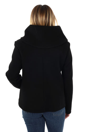 CAPPOTTO CORTO GLEJO DA DONNA NERO
