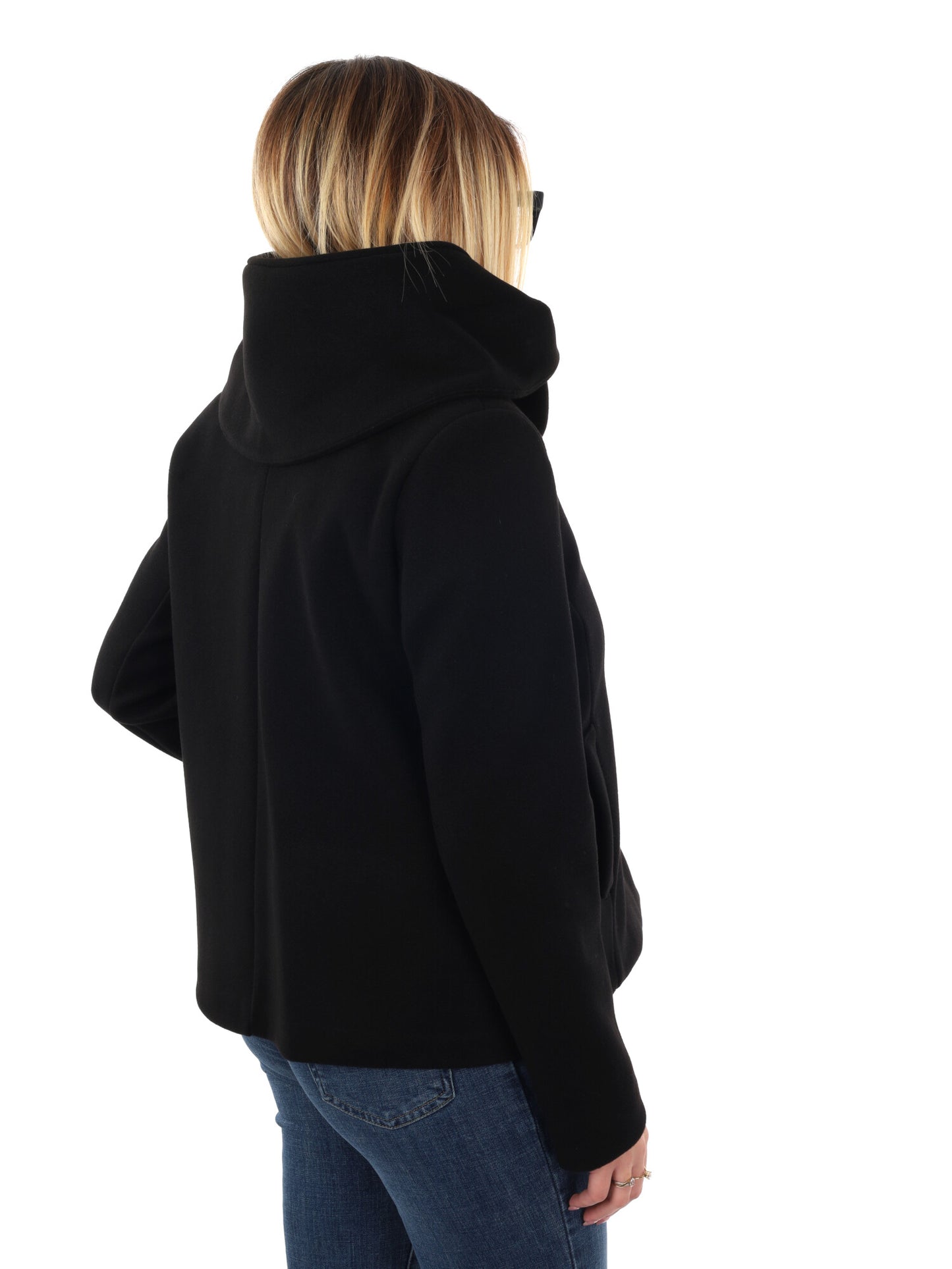 CAPPOTTO CORTO GLEJO DA DONNA NERO