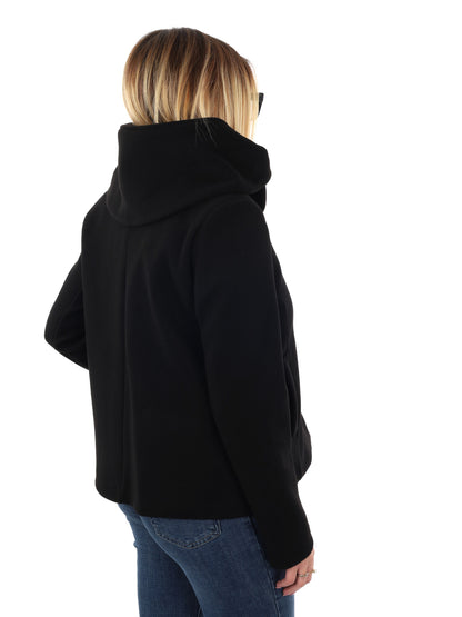 CAPPOTTO CORTO GLEJO DA DONNA NERO