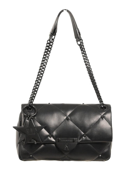 BORSA A SPALLA REBEL ICONIC REBECCA L'ATELIER DU SAC DONNA NERO